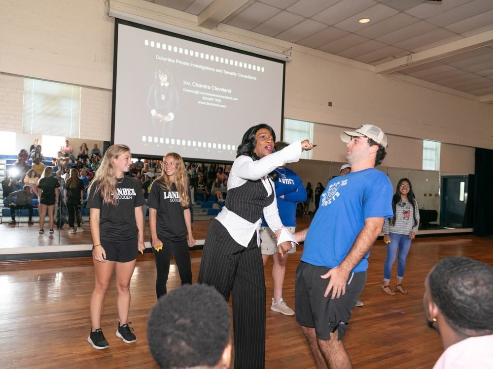 Catfight Self Defense Class at the College
